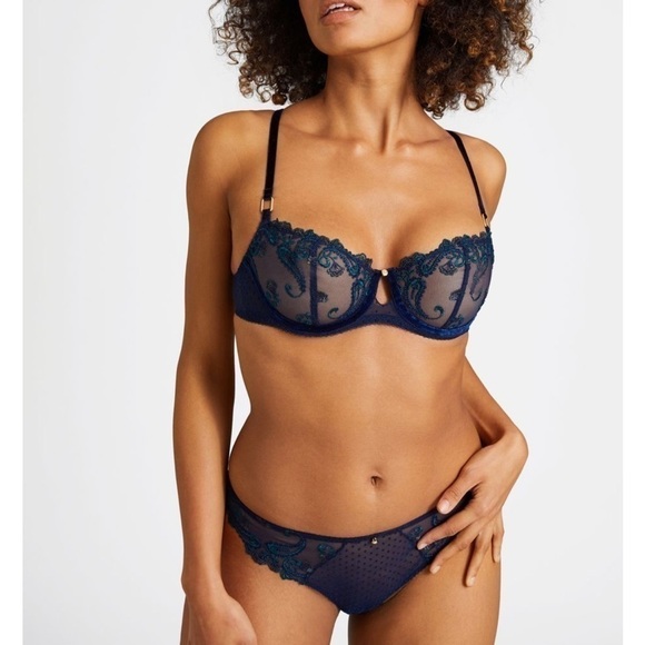 AUBADE Velvet Memories Half Cup Bra in 30D - Picture 2 of 11